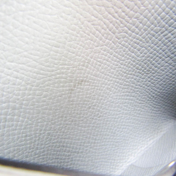 Hermes Bastia Women,Men Epsom Leather Coin Purse/coin Case Gray - Picture 8 of 10